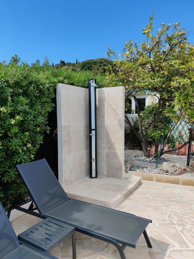 Villa Plein Sud A 900M Du Centre De Cavalaire Sur Mer - Chambre Climatisee - Piscine - Spa- Calme Et Detente Zewnętrze zdjęcie